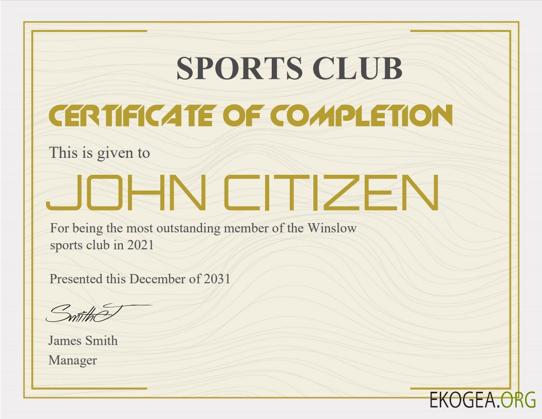 Certificat de reconnaissance USA version 3